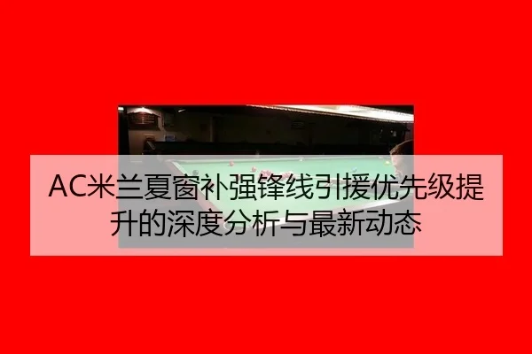 AC米兰夏窗补强锋线引援优先级提升的深度分析与最新动态